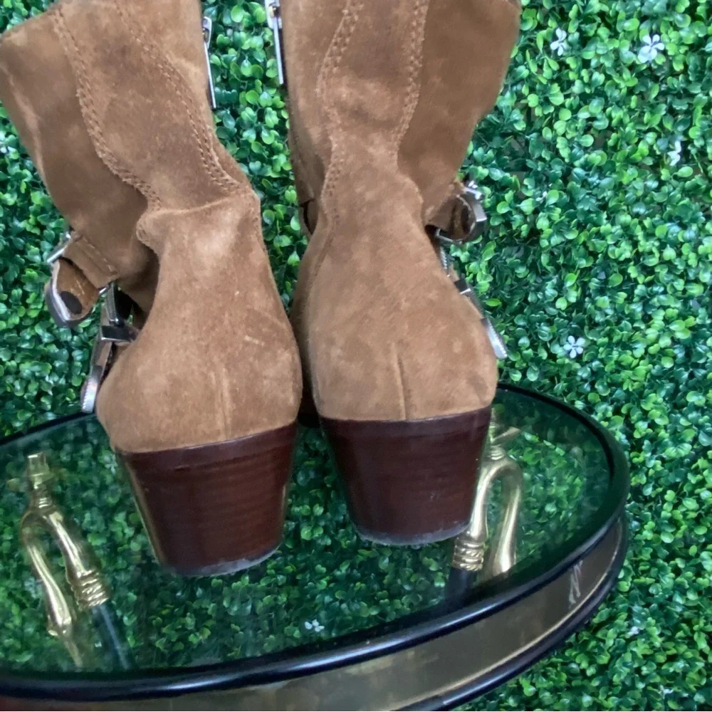 N-09 Frye Ellen Buckle Boots